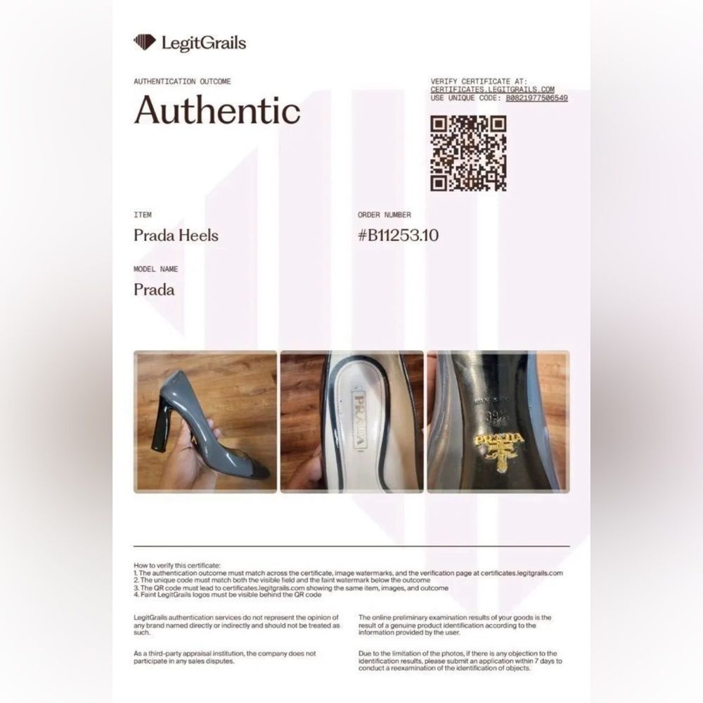 Prada Vernice Bi-Cole black and gray patent leather Heels - Picture 16 of 16